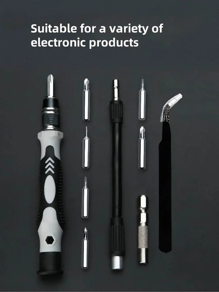 115 in 1 Magnetic Precision Screwdriver Set Mini Repair Tool Kit for Computer Laptop Cell Phone PC MacBook Household Repair Tool