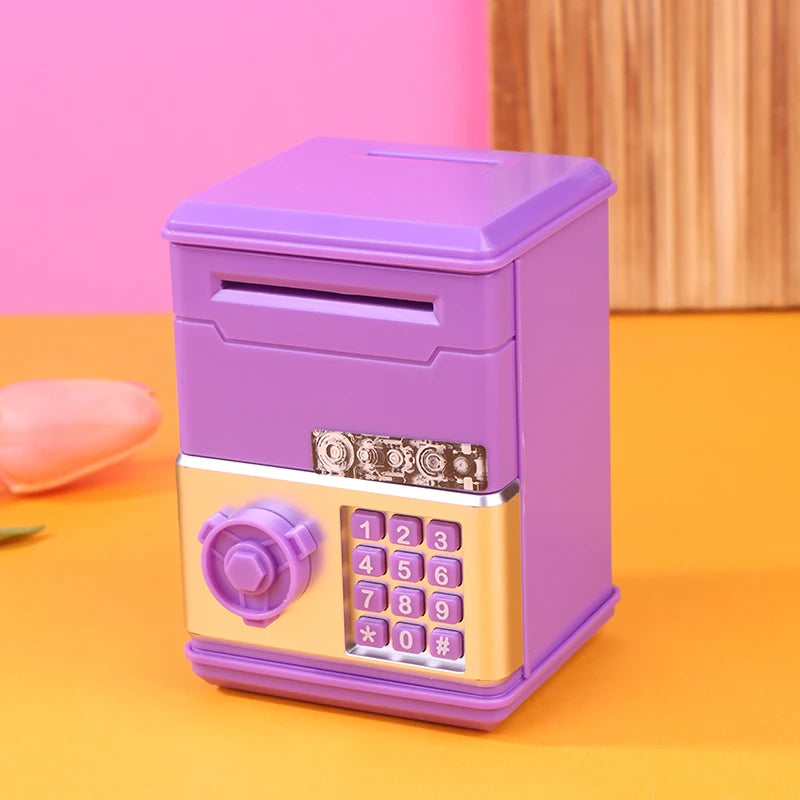 1 Piece ATM Mini Cash Saving Money Box New Password Children's Piggy Bank Financial Saving Toys Child Gift For Boys Girls