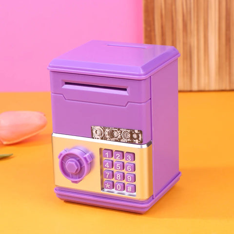 1 Piece ATM Mini Cash Saving Money Box New Password Children's Piggy Bank Financial Saving Toys Child Gift For Boys Girls
