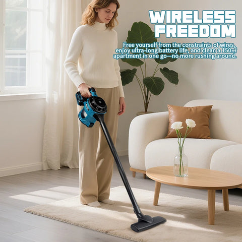 16000pa Brushless Electric Vacuum Cleaner Handheld Rechargeable Dry/Wet Dust Carpet Collector Machine for Makita 18v Battery Pin