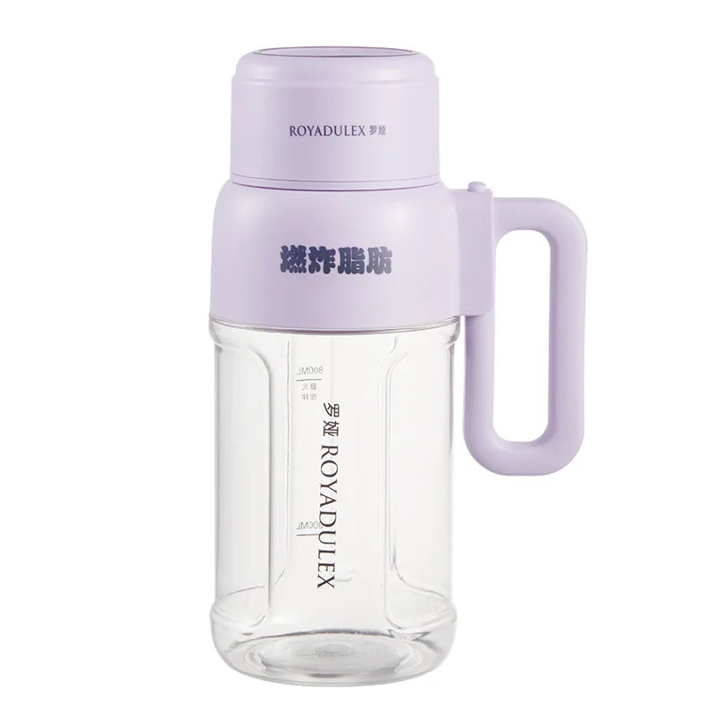 1000ml Wireless Juicer Blender Portable Drinking Cup Milkshake Mixer Juice Maker USB Rechargeable Home Juice Cup 1500mAh