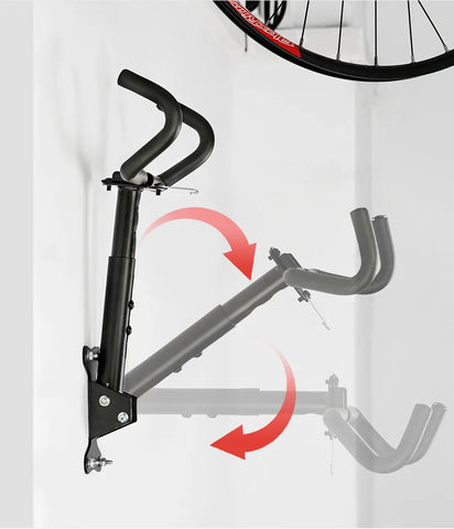 JSHOU BIKE Wall Mount Garage Bike Rack Adjustable Hanger Storage Bike Garage Home,Horizontal Bike Hook Bike Holder MTB/Road Bike