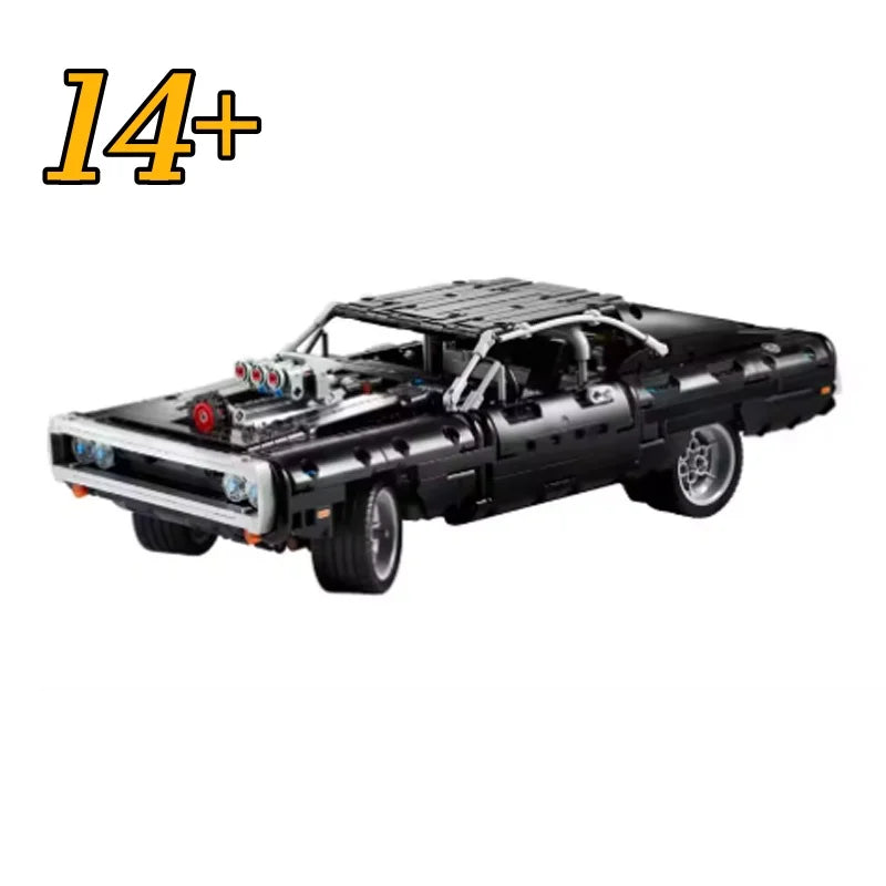 42111-Racing Car Model Building Kit  Set 1077PCS DIY Toy Gift for Kids Adults Creative Play Kids Teen Sports Car Collector Gift