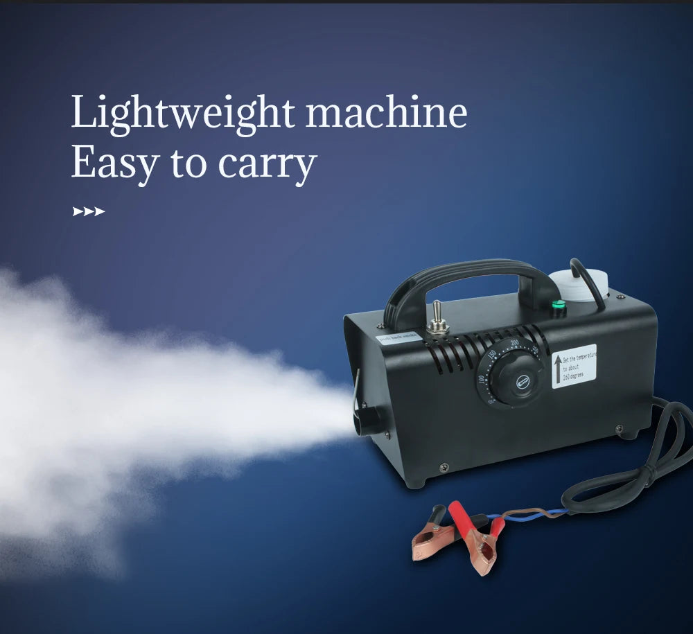 12V Water Mist Fog Machine Low Smoke Machine Auto Car Sprayer Outdoor Photography Machine For DJ Stage Wedding Music Party