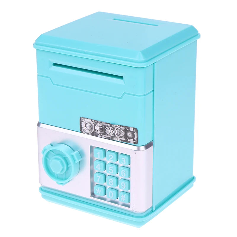1 Piece ATM Mini Cash Saving Money Box New Password Children's Piggy Bank Financial Saving Toys Child Gift For Boys Girls