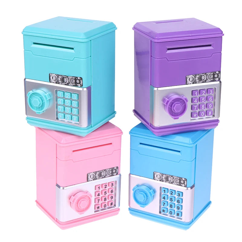 1 Piece ATM Mini Cash Saving Money Box New Password Children's Piggy Bank Financial Saving Toys Child Gift For Boys Girls