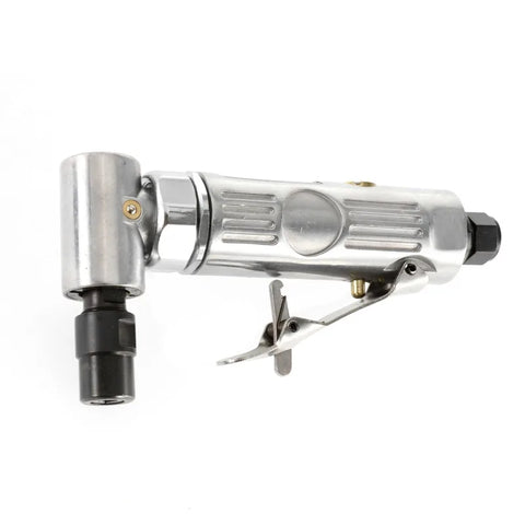 90 Degree Air Die Grinder Mini Air Grinder Pneumatic Grinding Polisher Mill Engraving Machine with Sanding Discs Tool Kit