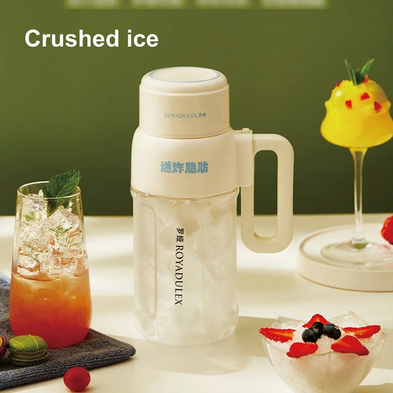 1000ml Wireless Juicer Blender Portable Drinking Cup Milkshake Mixer Juice Maker USB Rechargeable Home Juice Cup 1500mAh