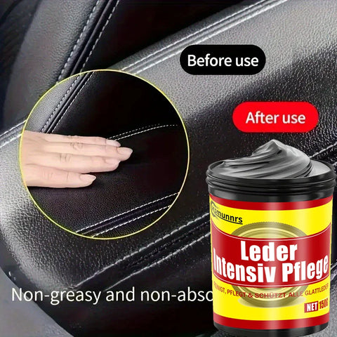 150g Multifunctional car repair kit: plastic parts and leather care and renewal, interior shine wax, tire gloss protection