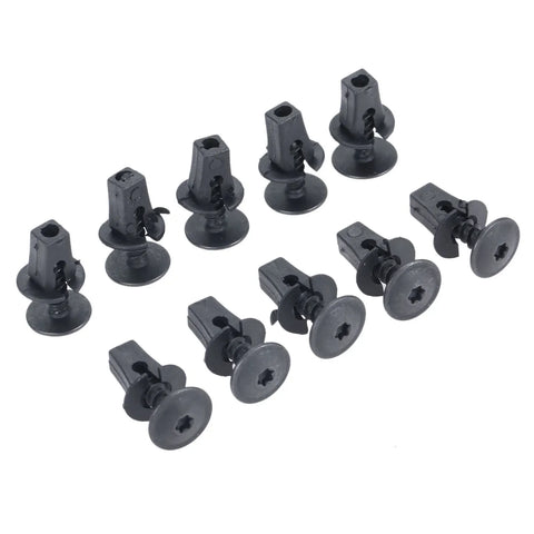 10/20Pairs Car Self Tapping Screws Engine Clamps Torx Screw Bolt Bumper Arch Mud Flaps Splash Guards Undertray Trim Fixing