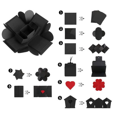 DIY Explosion Photo Album Gift Box Storage Box Valentine's Day Surprise Gift Box Romantic Couple Creative Gift
