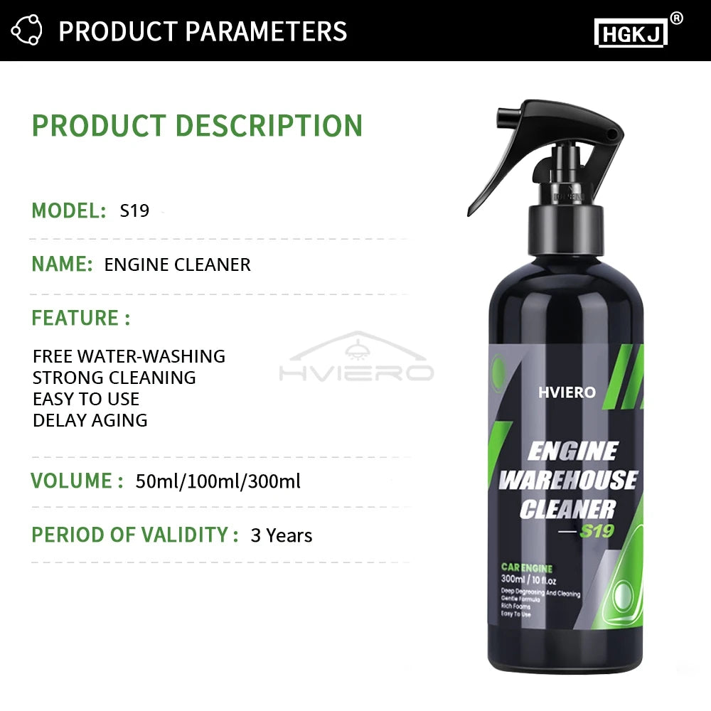 50/100ml Engine Bay Cleaner Degreaser All Purpose Concentrate Clean Compartment Auto Detail cleaning Car Accessories Maintenance