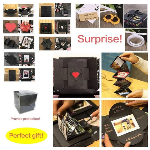 DIY Explosion Photo Album Gift Box Storage Box Valentine's Day Surprise Gift Box Romantic Couple Creative Gift
