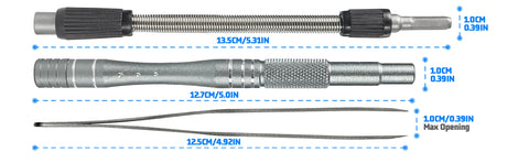 128 in 1 Electronics Precision Screwdriver Set Professional Magnetic Repair Tool with 122 Bits for Computer, PC, iPhone, Laptop