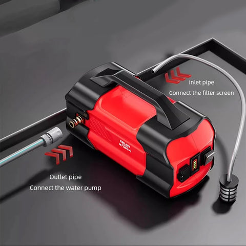 Portable Rechargeable Watering Machine Outdoor Lithium Battery Dual-core Water Pump Rural Watering Vegetable Garden Supplies