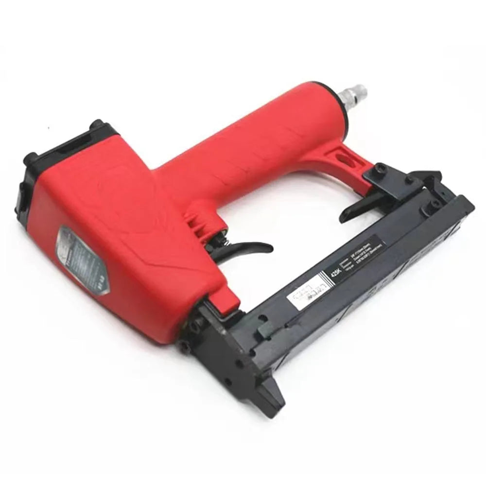 425K Air Nailer Stapler Gun Pneumatic U Type Gun for Rattan Alumium Metal Pole Furniture Staples
