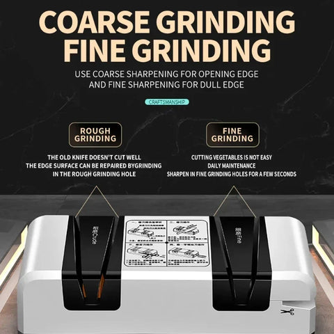 Electric Knife Sharpener Multi-function Automatic Cut Sharpener for Slotted Screwdrivers Scissors Knives Electric Fast Sharpener