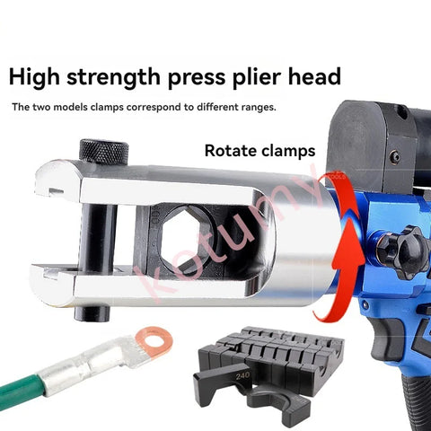 18V Lithium Battery Hydraulic Pliers Hydraulic Electric Fast Crimping Pliers Wire Terminals Crimping Cable Pliers