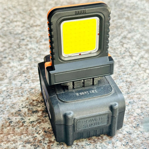 Lithium-Ion Battery Work Light Portable Long-Lasting Strong Light Supply Lighting Work Power Tool Battery Lighting Work Light