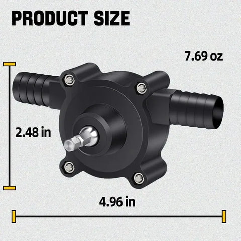Hand Pump Water Drill Water Pump Electric Drill Pump for Water Gasoline Oil Diesels Fluid Water Transfer Pump Mini Pumping
