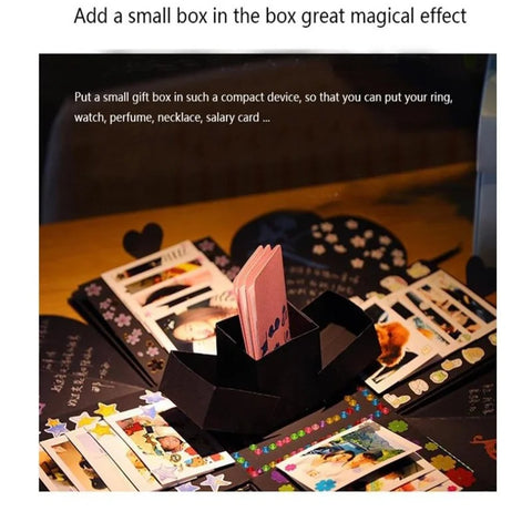 DIY Explosion Photo Album Gift Box Storage Box Valentine's Day Surprise Gift Box Romantic Couple Creative Gift