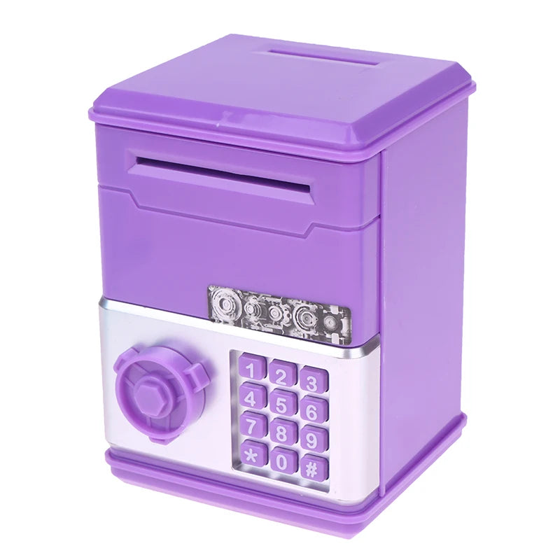 1 Piece ATM Mini Cash Saving Money Box New Password Children's Piggy Bank Financial Saving Toys Child Gift For Boys Girls