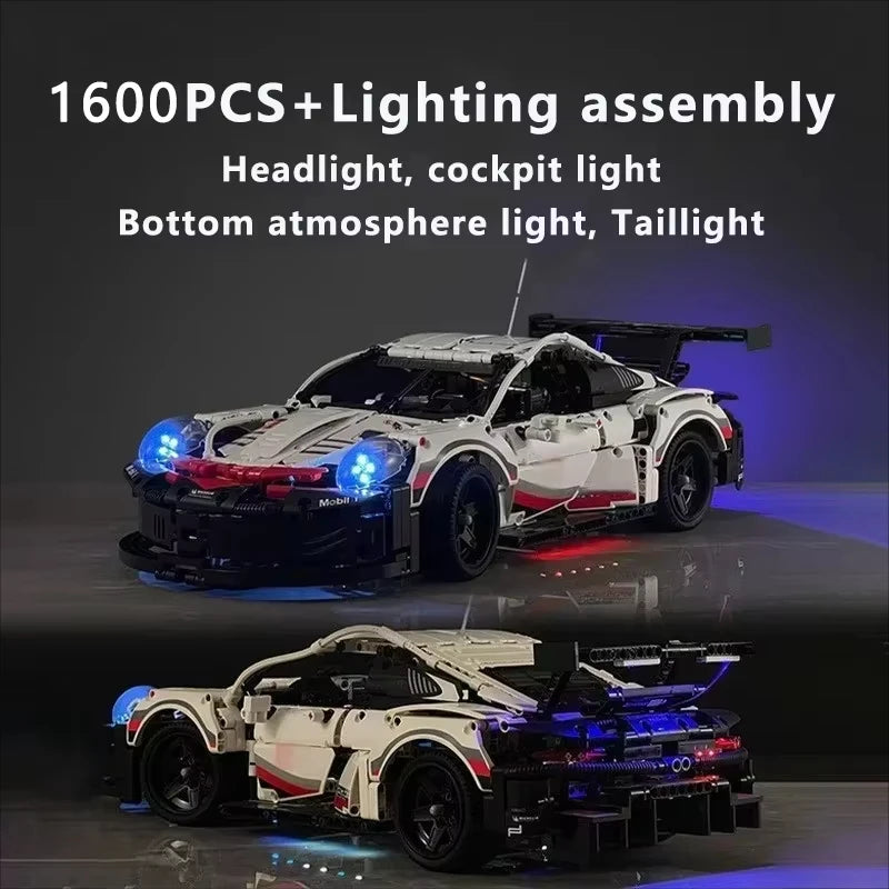 3200+PCs Vehicle Building Blocks Kit, Off-Road & Race Car Model Set for Adults - Mechanical DIY Construction Gift