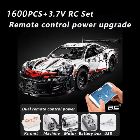 3200+PCs Vehicle Building Blocks Kit, Off-Road & Race Car Model Set for Adults - Mechanical DIY Construction Gift