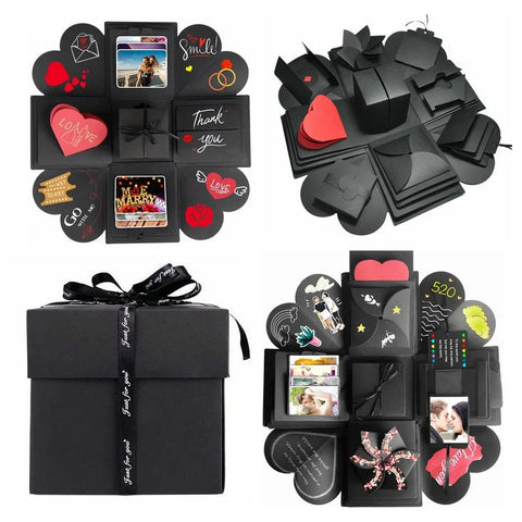 DIY Explosion Photo Album Gift Box Storage Box Valentine's Day Surprise Gift Box Romantic Couple Creative Gift