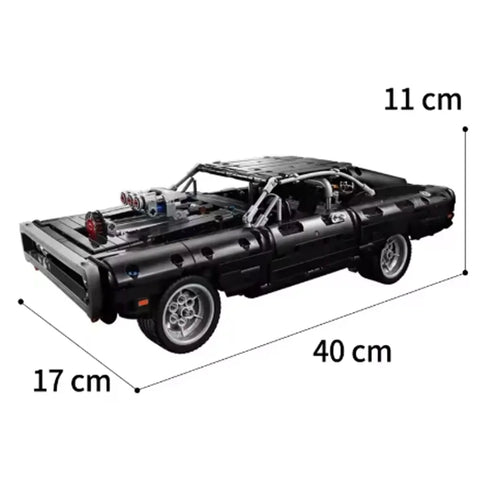 42111-Racing Car Model Building Kit  Set 1077PCS DIY Toy Gift for Kids Adults Creative Play Kids Teen Sports Car Collector Gift