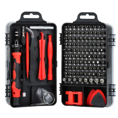 115 in 1 Magnetic Precision Screwdriver Set Mini Repair Tool Kit for Computer Laptop Cell Phone PC MacBook Household Repair Tool