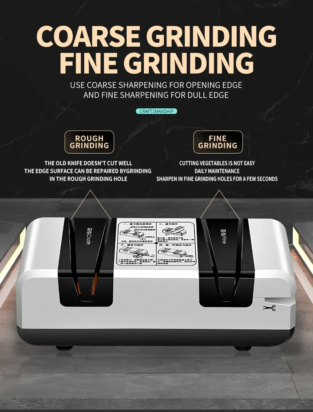 Electric Knife Sharpener Multi-function Automatic Cut Sharpener for Slotted Screwdrivers Scissors Knives Electric Fast Sharpener