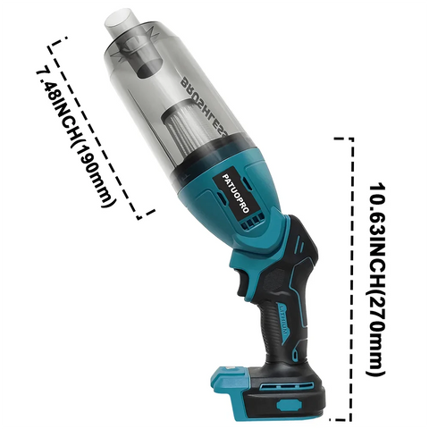 21V Brushless Cordless Electric Vacuum Cleaner Portable Car Keyboard Dust Pets Hair Cleaning Tool For Makita 18V Battery