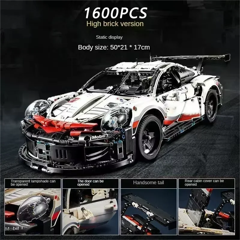 3200+PCs Vehicle Building Blocks Kit, Off-Road & Race Car Model Set for Adults - Mechanical DIY Construction Gift