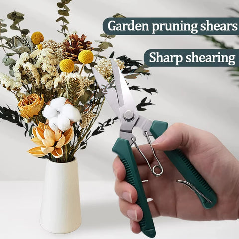 Garden Tools Secateurs Bonsai Shears Metal Gardening Scissor Pruning Tool Hand Cutter Fruit Picking Weed Household Potted