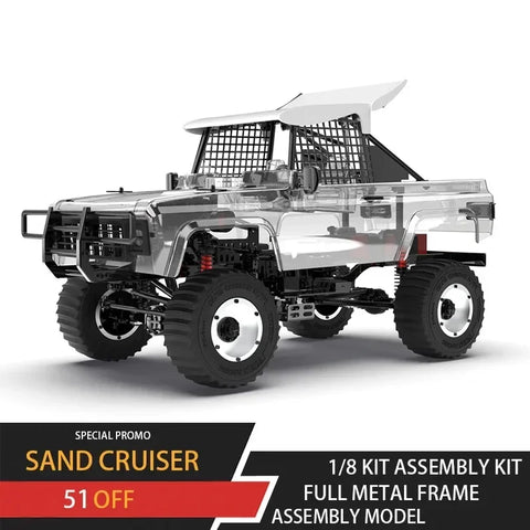 1/8 Remote Control Car 4WD Off-Road Vehicle Model FS L200A DIY Engine Assembly Kit Remote Control Car Toy Model Kit
