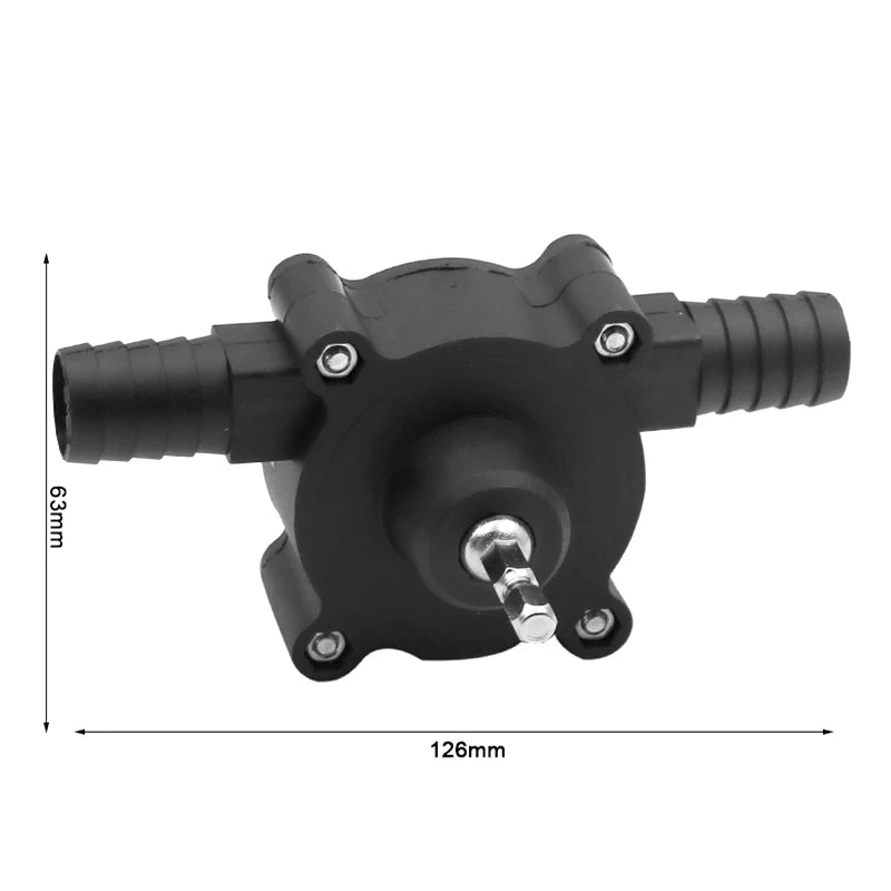 Electric Drill Pump Hand Self-priming Mini Transfer Pumps Portable Diesel Oil Fluid Water Pump Home Garden Outdoor Tool