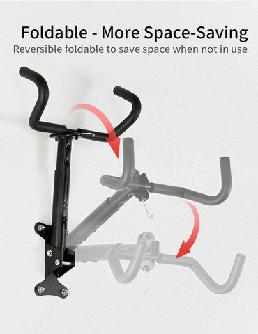 JSHOU BIKE Wall Mount Garage Bike Rack Adjustable Hanger Storage Bike Garage Home,Horizontal Bike Hook Bike Holder MTB/Road Bike