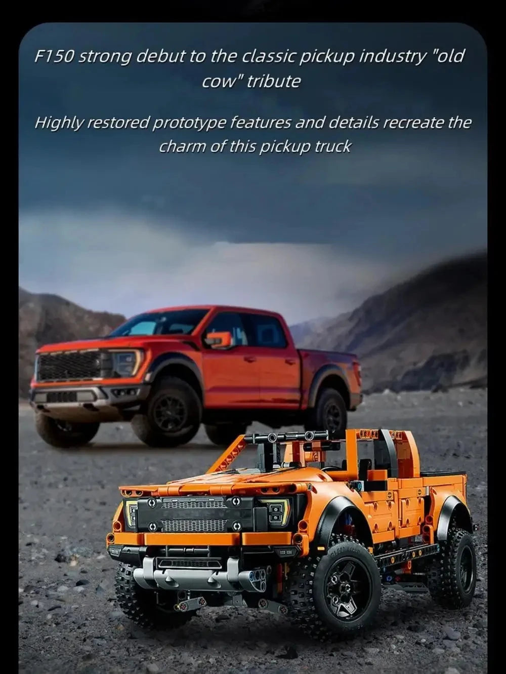 3200+PCs Vehicle Building Blocks Kit, Off-Road & Race Car Model Set for Adults - Mechanical DIY Construction Gift