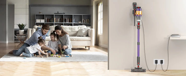 Handheld Vacuum Cleaner 45KPa 550W Brushless Motor LED Touchscreen,Removable Battery, Cordless Stick Vacuum for Home Pet Clean