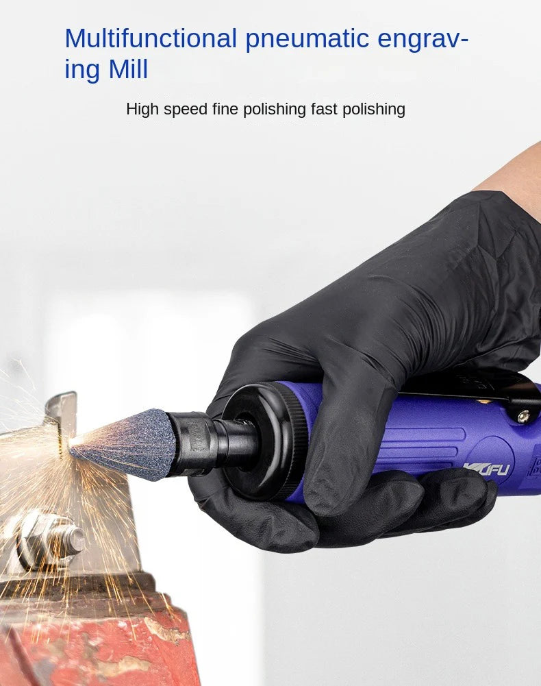 3mm/6mm Pneumatic Die Grinder Air Engraving Grinder Grinding Mill Engraving Tool Polishing Machine for Pneumatic Tools