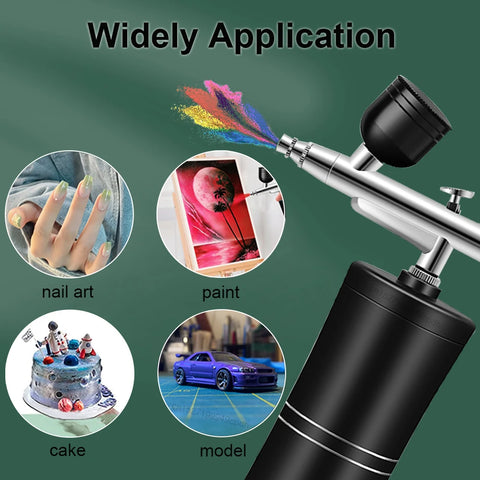 Airbrush with Compressor Airbrush Painting Mini Spray Gun for Painting Wireless Paint Gun Airbrush Kit with Compressor Spray Gun