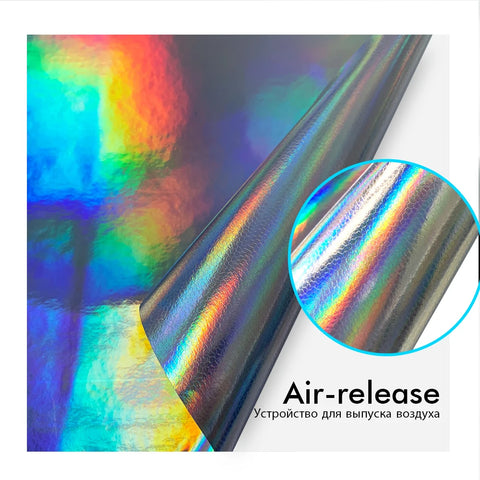 Holographic Chrome Vinyl Plating Car Sticker For Auto Body Decorationand Truck Decoration Auto Decals Air Bubble Free