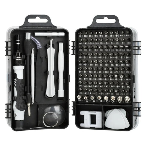 115 in 1 Magnetic Precision Screwdriver Set Mini Repair Tool Kit for Computer Laptop Cell Phone PC MacBook Household Repair Tool