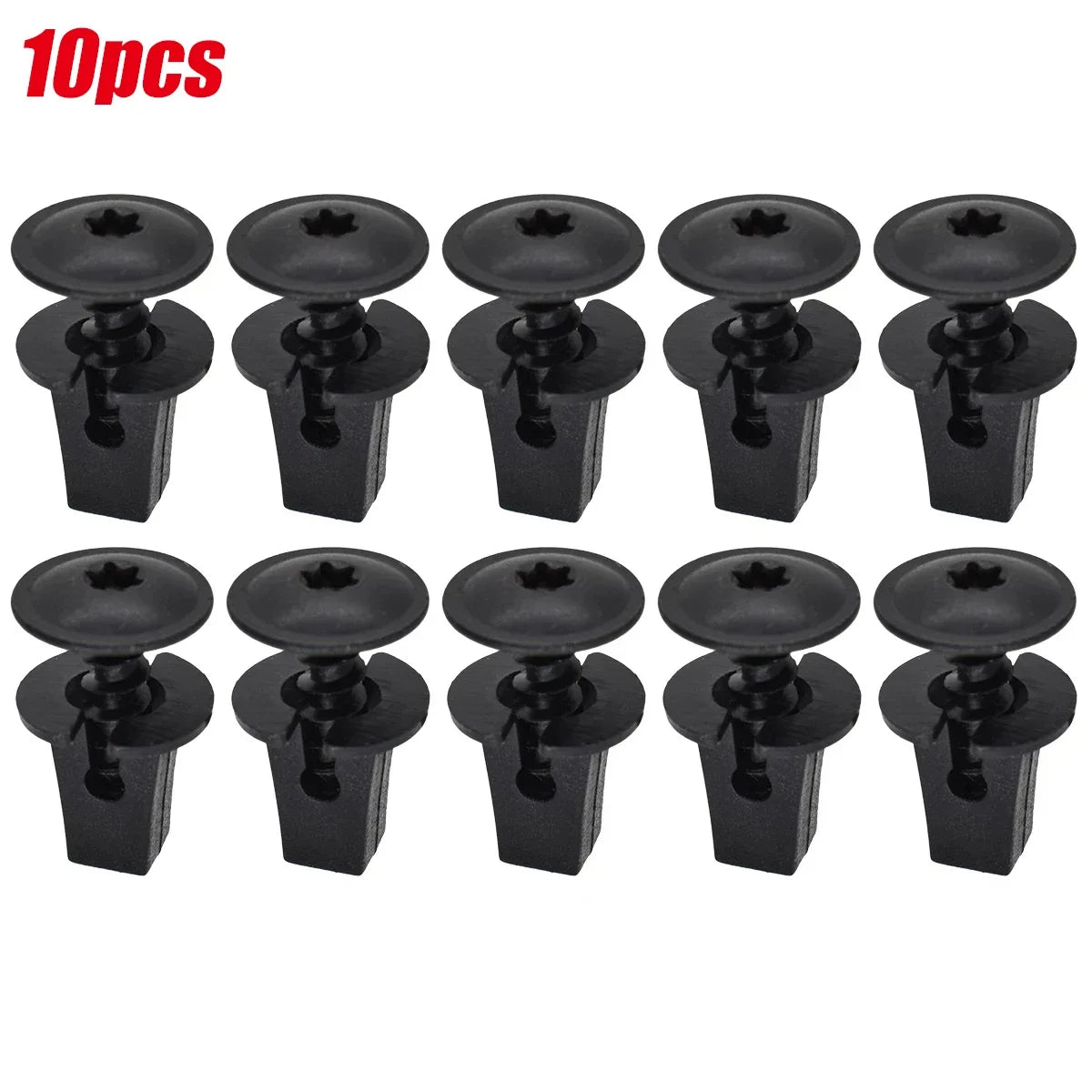 10/20Pairs Car Self Tapping Screws Engine Clamps Torx Screw Bolt Bumper Arch Mud Flaps Splash Guards Undertray Trim Fixing