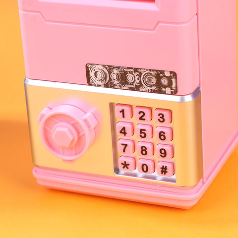 1 Piece ATM Mini Cash Saving Money Box New Password Children's Piggy Bank Financial Saving Toys Child Gift For Boys Girls