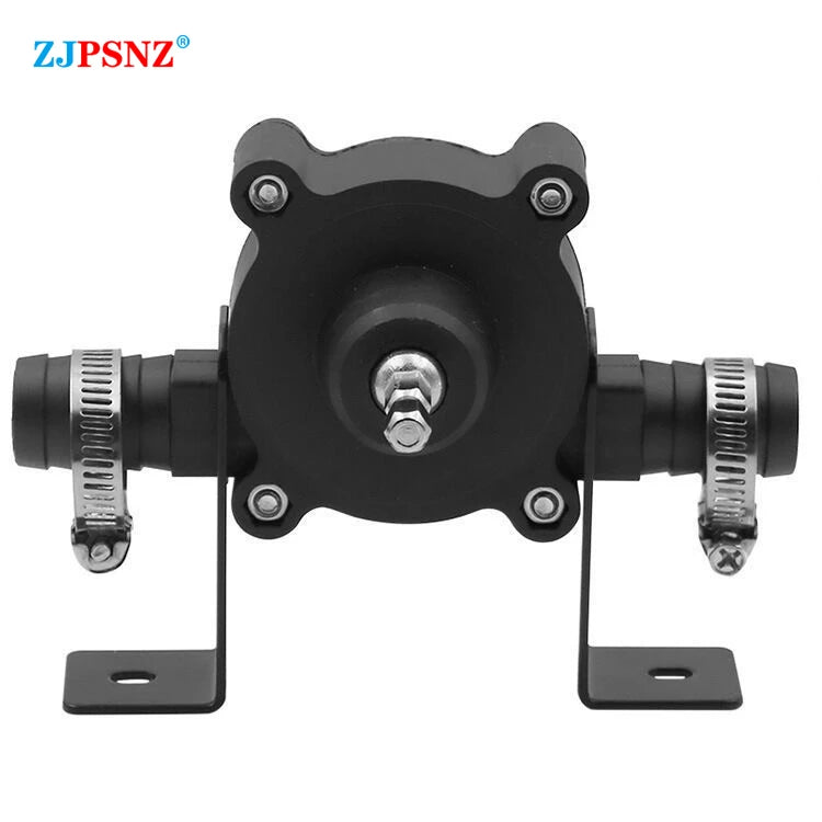 Electric Drill Pump Portable Mini Diesel Oil Fluid Water Pump Hand Self-priming Liquid Transfer Pumps Home Garden Outdoors