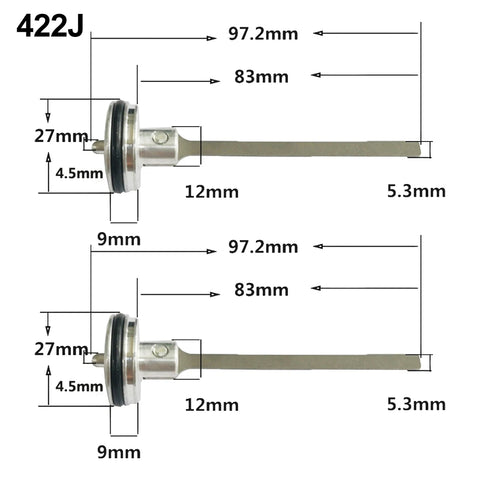 Pneumatic Nailer Needle for Air Nailers High Hardness Compatible with T50DC ST64 For F30D For F30G P625B 1013J 422J