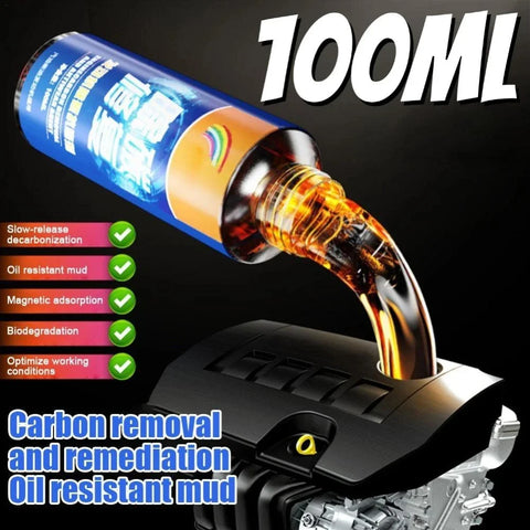 Efficient Anti-wear Agent, Engine Protection Agent Engine Cleaner Effective Reduce Noise Shake and Burn Engine Oil Cleaner