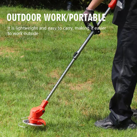 【2025 New】Cordless Lawn Mower Handheld Electric Grass Trimmer Adjustable Garden Tool Compatible With Makita 21V Battery